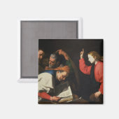 Christus unter den Ärzten, c.1630 Magnet (Vorderseite/Rückseite)