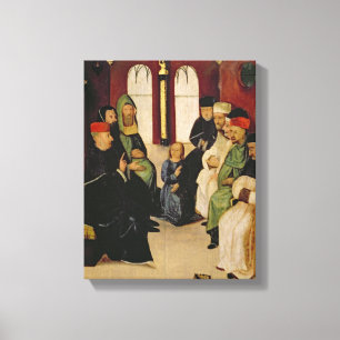 Christus unter den Doktoren (Öl auf Platte) Leinwanddruck