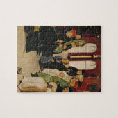 Christus unter den Doktoren (Öl auf Platte) Puzzle (Horizontal)