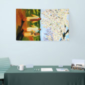 Christus verbindet die zwei auf der Weise zu Banner (Messeveranstaltung)