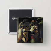 Christus verehrte durch Engel, St. Sebastian Button (Vorne & Hinten)
