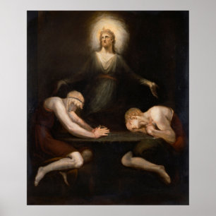 Christus verschwindet in Emmaus von Henry Fuseli Poster