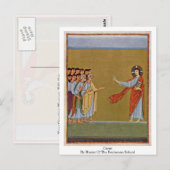 Christus vom Meister der Reichenauer Schule Postkarte (Vorne/Hinten)