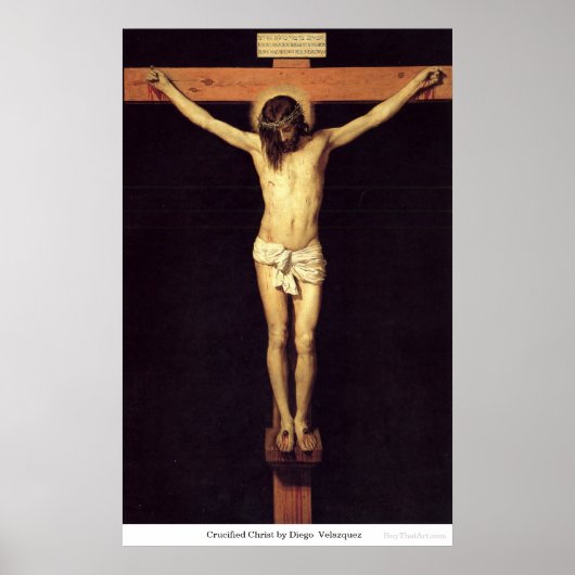 Christus von Diego Velazquez Poster (Vorne)