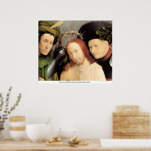 Christus von Hieronymus Bosch gekrönt mit Thorns Poster (Küche)
