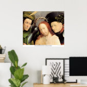 Christus von Hieronymus Bosch gekrönt mit Thorns Poster (Heimbüro)