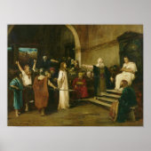 Christus vor Pilate, 1880 Poster (Vorne)