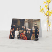 Christus vor Pilate 1880 von Mihaly Munkacsy Karte (Gelbe Blume)