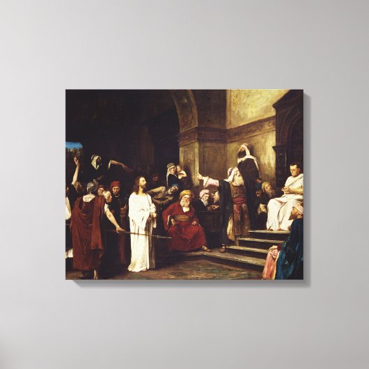 Christus vor Pilate Leinwanddruck (Vorderseite)