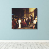 Christus vor Pilate Leinwanddruck (Insitu (Holzboden))
