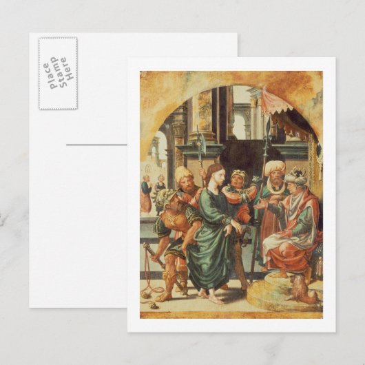 Christus vor Pilate Postkarte (Vorne/Hinten)