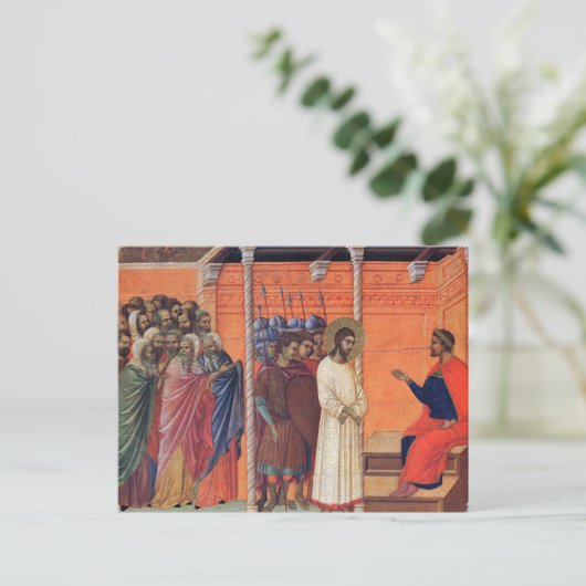 Christus vor Pilate Postkarte (Stehend Vorderseite)