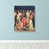 Christus wäscht das Futter der Jünger Leinwanddruck (Insitu (Holzboden))