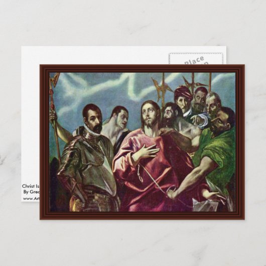 Christus wird aus seinen Kleidern gestrichen ( El Postkarte (Vorne/Hinten)