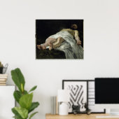 Christus wurde 1874 vom Kreuz abgesetzt Poster (Heimbüro)