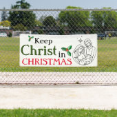 Christus zu Weihnachten behalten Banner (Insitu)