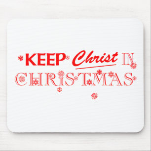 Christus zu Weihnachten behalten Mousepad