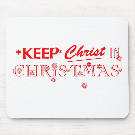 Christus zu Weihnachten behalten Mousepad (Vorne)