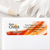 Christus zu Weihnachten behalten, wirbeln (Insitu)