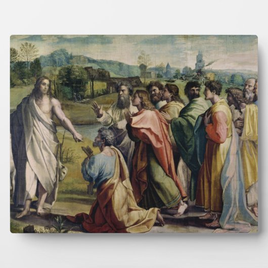 Christus zum Heiligen Peter (Cartoon für den Sünst Fotoplatte (Vorderseite)