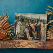 Christus zum Heiligen Peter (Cartoon für den Sünst Fotoplatte (Seite)