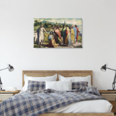 Christus zum Heiligen Peter (Cartoon für den Sünst Leinwanddruck (Insitu (Schlafzimmer))