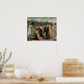 Christus zum Heiligen Peter (Cartoon für den Sünst Poster (Küche)