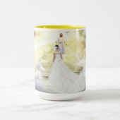 Christusbraut Zweifarbige Tasse (Mittel)