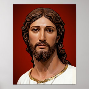 Christuskopf von Mark Edward Westerfield nach MB Poster