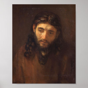 Christuskopf von Rembrandt 1648 Poster