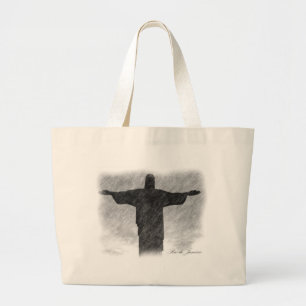 ChristusRedeemer 1 Jumbo Stoffbeutel