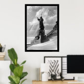 Christusstatue in den Anden 1904 Poster (Heimbüro)