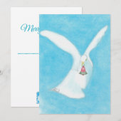 Christustaube mit Glocke Feiertagskarte (Vorne/Hinten)