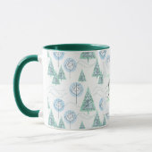 Christwald, Weihnachtsbäume, Bäume, Schnee Tasse (Links)