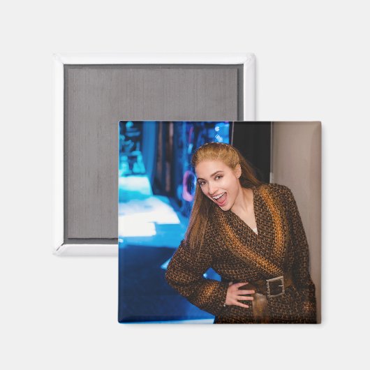 Christy Bühne hinter dem Vorhang Magnet (Vorderseite/Rückseite)