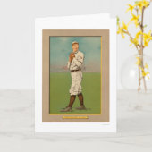 Christy Mathewson Giants Baseball 1911 Karte (Gelbe Blume)
