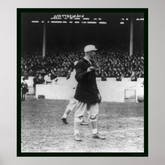 Christy Mathewson Giants Baseball 1913 Poster (Vorne)