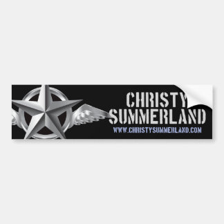 Christy Summerland Logo-Autoaufkleber Autoaufkleber