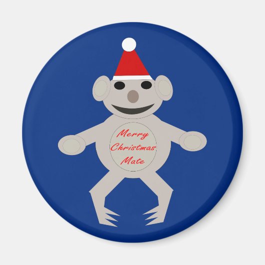Chrisytmas Koala Bear Magnet (Vorne)