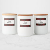 Chritmas Imitats Forelle Design Lebensmitteletikett (Flaschen)