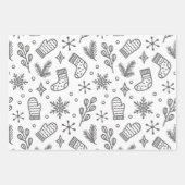Chritmas Paper Geschenkpapier Set (Vorderseite 2)
