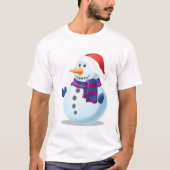 Chritmas Snowman T - Shirt (Vorderseite)