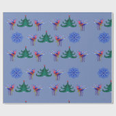 Chritsmas Ballet Dance Geschenkpapier (Flach)