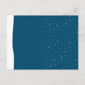 Chritsmas Family Party Save the Date Lebkuchen Ankündigungspostkarte (Rückseite)