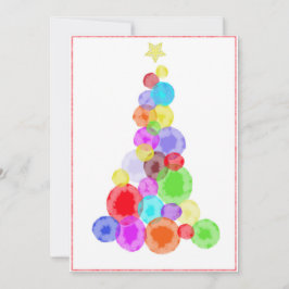Chritsmas tree Holiday Card Feiertagskarte
