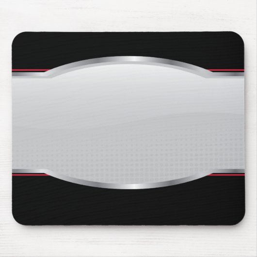 Chrom-abgeschrägter Plan Mousepad (Vorne)