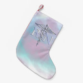 Chrom-Art RNcaduceus-medizinischer Kleiner Weihnachtsstrumpf (Vorderansicht (hängend))