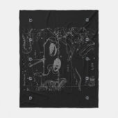 Chrom-Art-Waage-Tierkreis-Zeichen auf Hevelius Fleecedecke (Vorderseite)