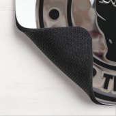 Chrom aus nördlichem Soul und Schwarz Mousepad (Ecke)