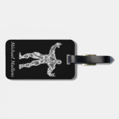 Chrom-Bodybuilder-Gepäckanhänger Gepäckanhänger (Rückseite horizontal)